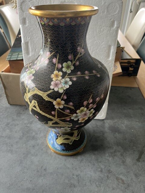 Cloisonne vaas groot CLV22