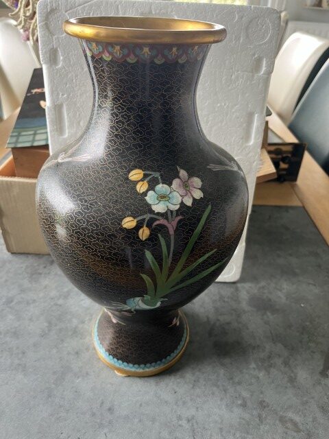 Cloisonne vaas groot CLV22