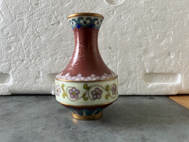 Cloisonne vaasje klein CLV18