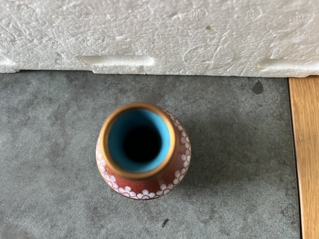 Cloisonne vaasje klein CLV18