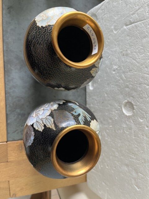 Cloisonne vaasjes CLV09