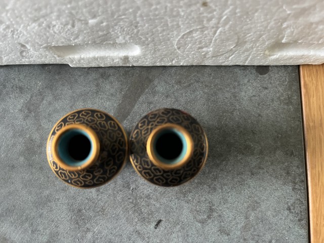 Cloisonne vaasjes klein CLV05