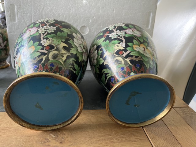 Cloisonne vazen CLV12 1 x deuk