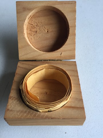 Houten kistje voor afslankers