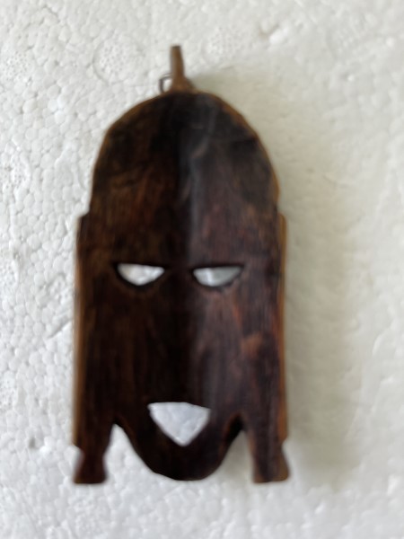 Mini houten masker