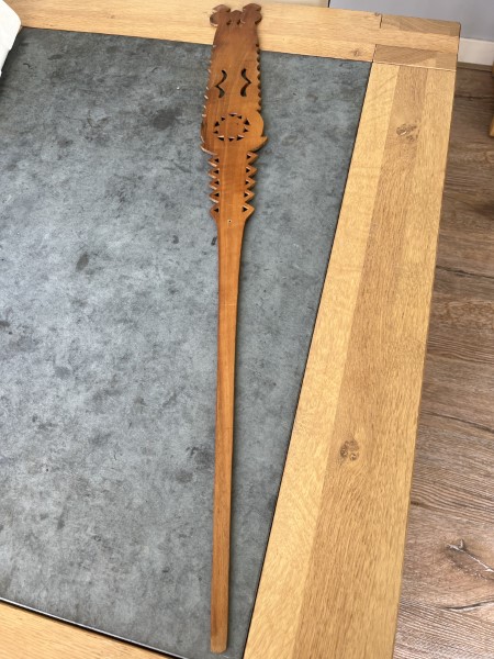 decoratieve houten speer